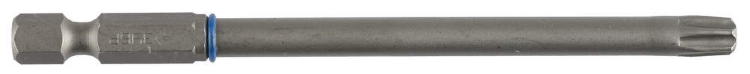 Бита ЗУБР "ЭКСПЕРТ" торсионная кованая, обточенная, хромомолибденовая сталь, тип хвостовика E 1/4", T30, 100мм, 1шт