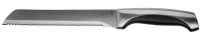 Нож LEGIONER "FERRATA" хлебный, рукоятка с металлическими вставками, лезвие из нержавеющей стали, 200мм