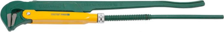 Ключ KRAFTOOL трубный, тип "PANZER-L", прямые губки, Cr-V сталь, 3"/670мм