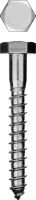 Шурупы ЗУБР "МАСТЕР" с шестигранной головкой, оцинкованные, 10x60мм, 40шт
