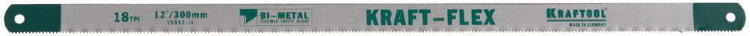 Полотно KRAFTOOL "PRO" "KRAFT-FLEX" по металлу, Bi-Metal, 24TPI, 300 мм, 10 шт
