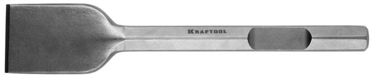 Зубило KRAFTOOL " INDUSTRY" лопаточное для бетоноломов и отбойных молотков, шестигранник 28мм, 75х400мм