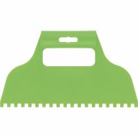 Шпатель для клея, пластмассовый, зубчатый 6х6 мм СИБРТЕХ
