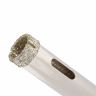 Сверло алмазное по керамограниту, 10 х 67 мм, 3-гранный хвостовик 2 шт. MATRIX