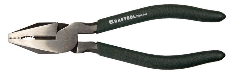 Плоскогубцы KRAFTOOL "AUTOKRAFT" комбинированные, CrMo-сталь, покрытие оксидированное с полировкой, 180 мм