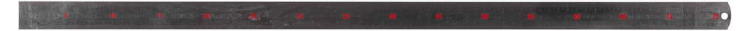 Линейка ЗУБР "ЭКСПЕРТ" нержавеющая, двусторонняя, гравированная двухцветная шкала, 75 см х 27,5 мм, толщина 1 мм