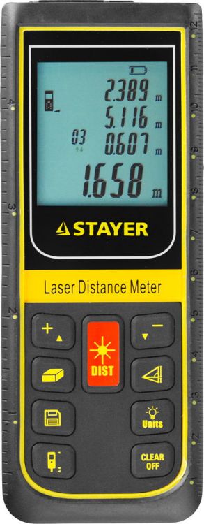 Дальномер STAYER "PROFI" лазерный, "SDL-100", точность 2мм, дальность 100м