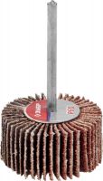 Круг шлифовальный ЗУБР "МАСТЕР" веерный лепестковый, на шпильке, тип КЛО, зерно-электрокорунд нормальный, P60, 15х30мм
