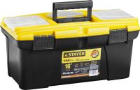 Ящик STAYER "STANDARD" пластиковый с органайзерами, 410x220x195мм, 16"