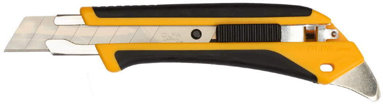 Нож OLFA "AUTOLOCK", двухкомпонентный корпус, 18мм