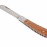 Нож садовый, 173 мм, складной, прямое лезвие, деревянная рукоятка PALISAD
