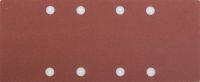 Лист шлифовальный универсальный STAYER "MASTER" на зажимах, 8 отверстий по краю, для ПШМ, Р320, 93х230мм, 5шт
