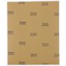 Шлифлист на бумажной основе, P 2000, 230 х 280 мм, 10 шт., водостойкий MATRIX