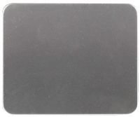Выключатель СВЕТОЗАР "ГАММА" одноклавишный, без вставки и рамки, цвет светло-серый металлик, 10A/~250B
