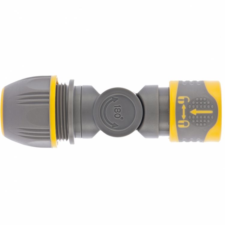 Соединитель быстросъемный универсальный 1/2"-3/4" с шарниром PALISAD LUXE