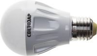 Лампа СВЕТОЗАР светодиодная "LED technology", цоколь E27(стандарт), теплый белый свет (2700К), 220В, 6Вт (50)
