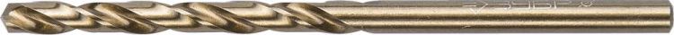 Сверло ЗУБР "ЭКСПЕРТ" КОБАЛЬТ по металлу, цилиндрический хвостовик, быстрорежущая сталь Р6М5К5, класс точн. А1, 3,5х70мм