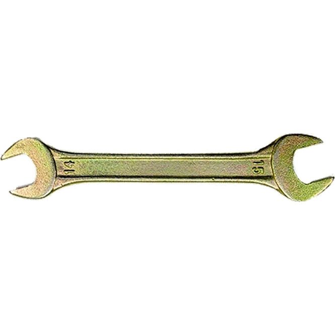 Ключ рожковый, 12 х 13 мм, желтый цинк СИБРТЕХ
