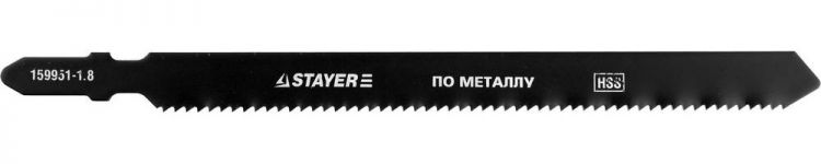 Полотна STAYER "PROFI", T318B, для эл/лобзика, HSS, по металлу (2,5-6мм), EU-хвост., шаг 1,8мм, 106мм, 2шт