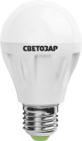 Лампа СВЕТОЗАР светодиодная "LED technology", цоколь E27(стандарт), яркий белый свет (4000К), 220В, 6Вт (50)