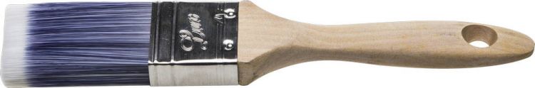 Кисть плоская STAYER "AQUA-LUX", искусственная щетина, неокрашенная профессиональная деревянная ручка, 38мм