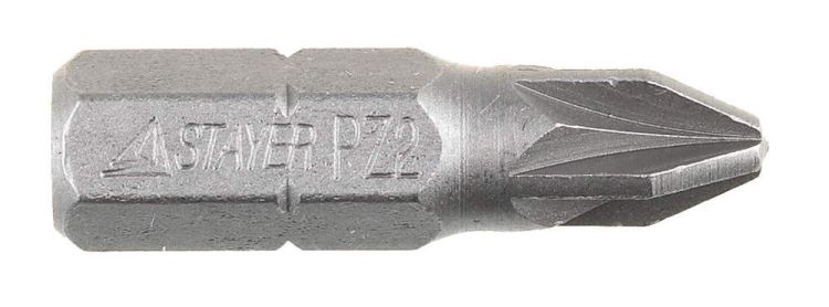 Биты STAYER "PROFI", хвостовик C 1/4", PZ №2, 25мм