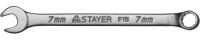 Ключ STAYER "MASTER" гаечный комбинированный, хромированный
