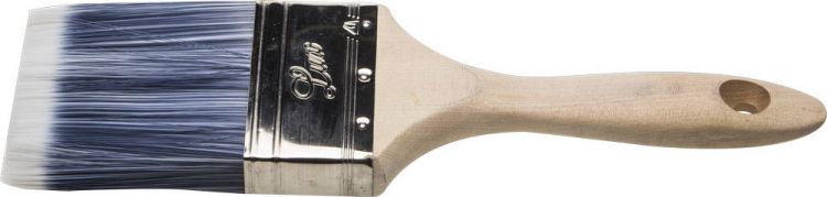 Кисть плоская STAYER "AQUA-LUX", искусственная щетина, неокрашенная профессиональная деревянная ручка, 63мм