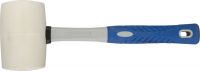 Киянка ЗУБР "ЭКСПЕРТ" резиновая белая со стеклопластиковой ручкой, 0,90кг
