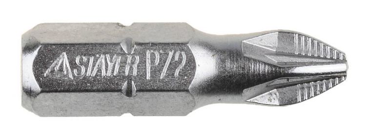 Биты STAYER "PROFI", хвостовик C1/4", система NSS, PZ №2, 25мм, 10шт