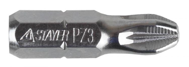 Биты STAYER "PROFI", хвостовик C1/4", система NSS, PZ №3, 25мм, 50шт