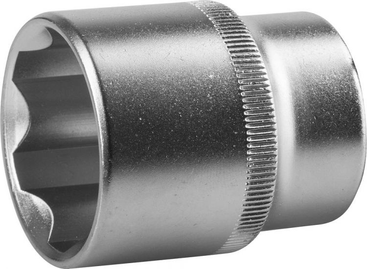 Торцовая головка ЗУБР "МАСТЕР" (1/2"), Cr-V, SUPER LOCK, хроматированное покрытие, 30 мм