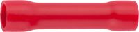 Гильза СВЕТОЗАР соединительная, изолированная, красная, сечение кабеля 0,5-1,5мм2, 19А, 10шт