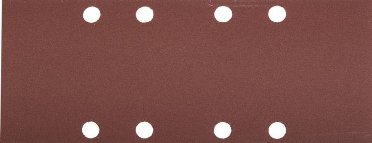 Лист шлифовальный ЗУБР "МАСТЕР" универсальный на зажимах, 8 отверстий по краю, для ПШМ, Р320, 93х230мм, 5шт