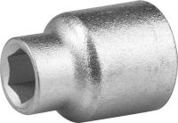 Торцовая головка НИЗ (1/2"), 40Х, шестигранная, оцинкованная, 10мм
