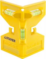 Уровень-угольник STAYER "MASTER" "POSTLevel" пластмассовый с магнитом, 3 ампулы