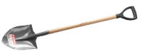 Лопата ЗУБР "МАСТЕР" БЕРКУТ штыковая, деревянный черенок из ясеня, пластиковая рукоятка, 295х228х1200мм