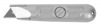 Нож ЗУБР "МАСТЕР" с трапециевидным лезвием тип А24, металлический корпус, фиксированное лезвие