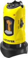 Построитель плоскостей STAYER "MASTER" "LASER-Max" лазерный самовыравнивающийся, точность +/-1 мм/м, дальность 10 м.