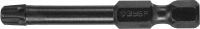 Биты ЗУБР "ПРОФИ" TORX, тип хвостовика E 1/4", T30, 50мм, 2шт, на карточке