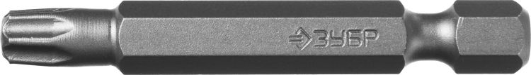 Биты ЗУБР "МАСТЕР", тип хвостовика С 1/4", 50мм, T30, 2шт