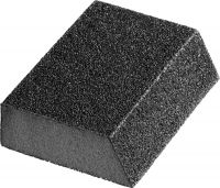 Губка шлифовальная STAYER "MASTER" угловая, зерно - оксид алюминия, Р120, 100 x 68 x 42 x 26 мм, средняя жесткость.
