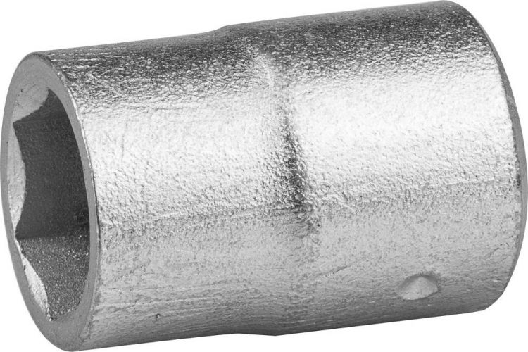Торцовая головка НИЗ (1/2"), 40Х, шестигранная, оцинкованная, 17мм