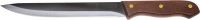 Нож LEGIONER "GERMANICA" нарезочный, тип "Solo" с деревянной ручкой, нерж лезвие 180мм