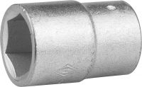 Торцовая головка НИЗ (1/2"), 40Х, шестигранная, оцинкованная, 19мм