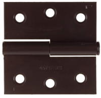 Петля дверная STAYER "MASTER" разъемная, цвет коричневый, левая, 75мм