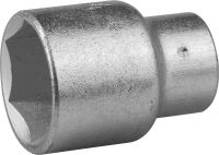 Торцовая головка НИЗ (1/2"), 40Х, шестигранная, оцинкованная, 24мм