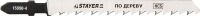 Полотна STAYER "PROFI" для эл/лобзика, HCS, по дереву, ДСП, ДВП, EU-хвост., шаг 4мм, 75мм, 2шт