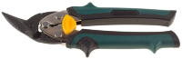Ножницы KRAFTOOL "UNI-KRAFT" по твердому металлу,с двойной рычажной передачей,Cr-Mo,двухкомпонентная ручка,левые,180мм