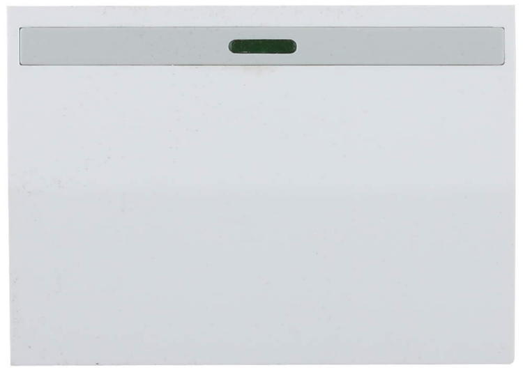 Выключатель СВЕТОЗАР "ЭФФЕКТ" проходной, с эффектом свечения, одноклавишный, без вставки и рамки, белый, 10A/~250B